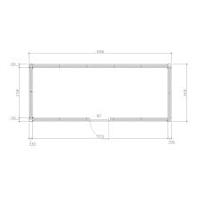 PTJ-8x20F cool room container home for versatile uses